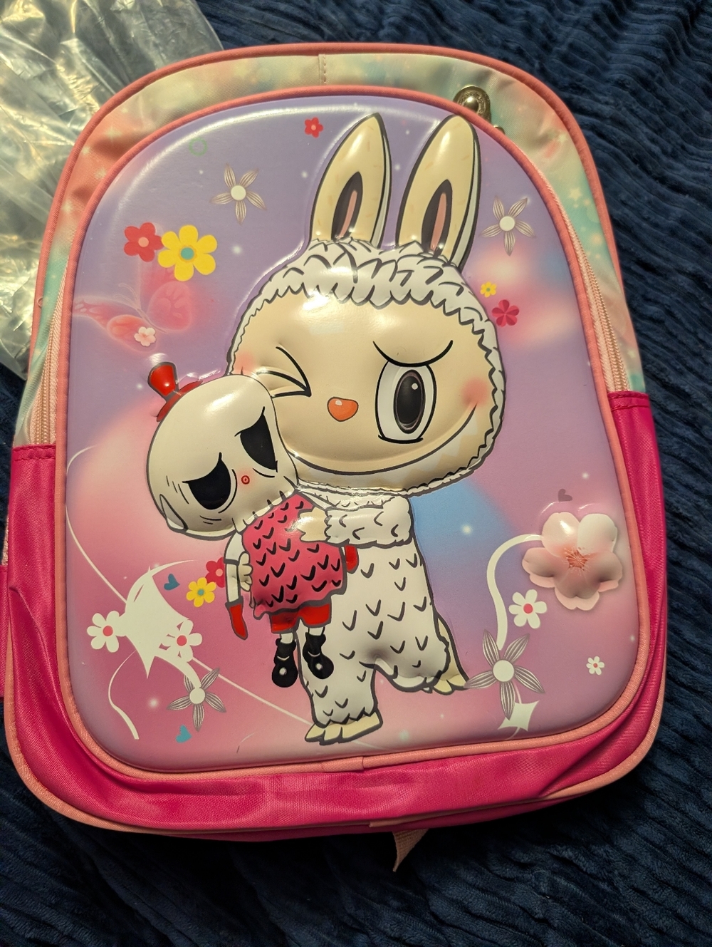 New Pink Monsters Kids Backpack